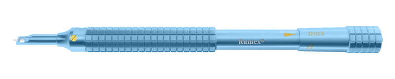 022R 6-322/6-0531 LRI Diamond Knife, 20° Trifacet Blade, 1.00 mm, Calibration Mechanism with 3 Preset Depths of 500, 550, and 600 Microns, Length 125 mm, Titanium Handle