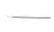 999R 5-0331S Lester Lens Manipulator, Angled, 0.20 mm Hourglass-Shaped Tip, Length 122 mm, Round Handle, Stainless Steel