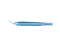 999R 4-0395T Capsulorhexis Forceps with Scale (2.50/5.00 mm), Cross-Action, for 1.50 mm Incisions, Curved Titanium Jaws (8.50 mm), Short Lever (16.00 mm), Medium (91 mm) Flat Titanium Handle, Length 110 mm