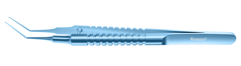 021R 4-0311T Utrata Capsulorhexis Forceps, Cystotome Tips, 11.50 mm Straight Jaws, Round Handle, Length 110 mm, Titanium