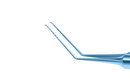 063R 4-03115T Utrata Capsulorhexis Forceps with Scale (6 Engravings, 1.00 mm), Cystotome Tips, 11.50 mm Straight Jaws, Round Handle, Length 110 mm, Titanium