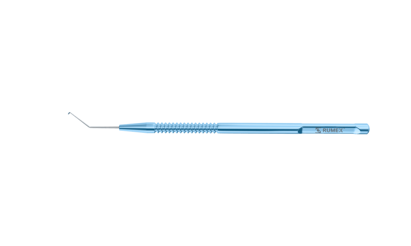 999R 7-067 Rosen Phaco Splitter, LHD, Wedge-Shaped, 60° Angled, Length 120 mm, Round Titanium Handle