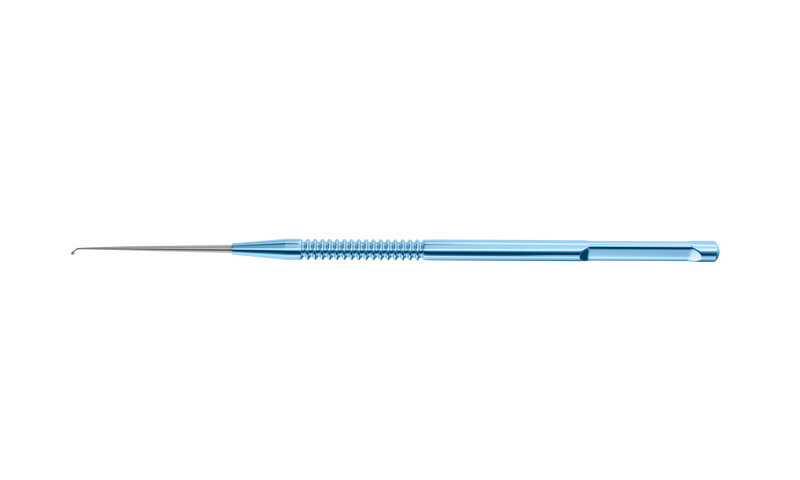 999R 7-074 Intraocular Manipulator with Ball Tip, Straight, 0.50 mm Ball Tip, Length 123 mm, Round Titanium Handle