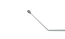 999R 7-117 Escaf Nucleus Manipulator, 30 Degrees Bent Tip, Length 120 mm, Round Titanium Handle