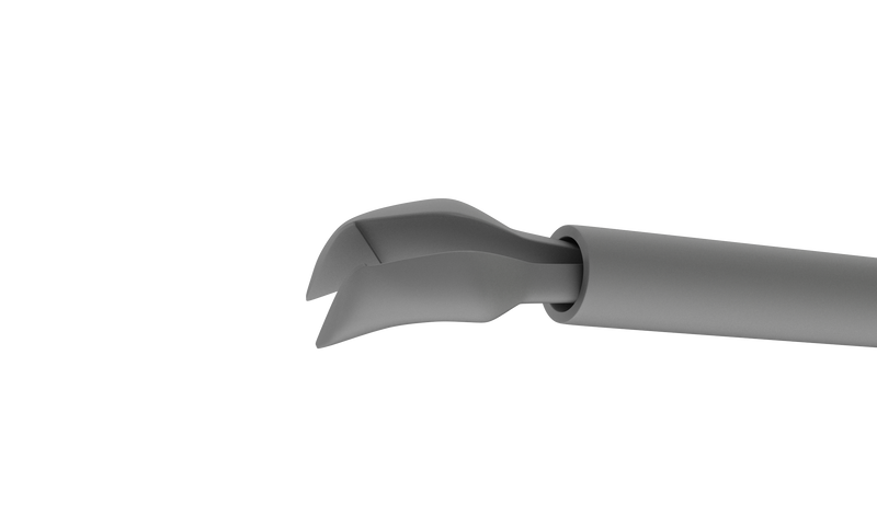 296R 4-0375 Capsulorhexis Forceps with Internal Ruler, 23 Ga, 6 Engravings, with Lock, Micro Jaws, Tip Only