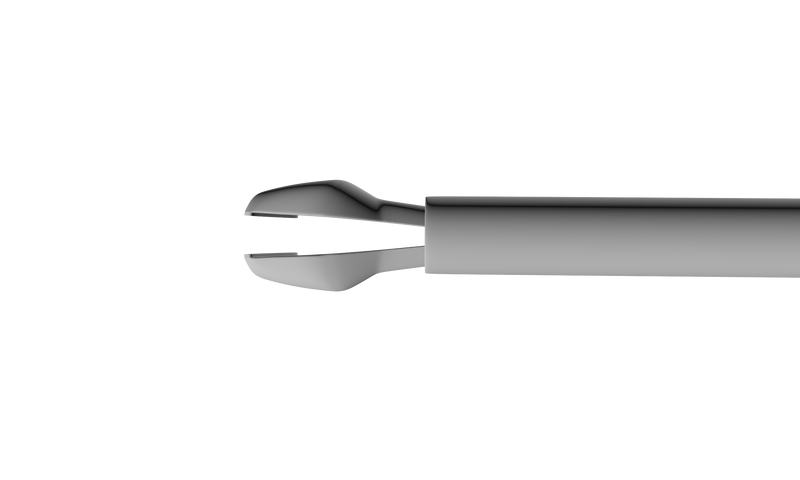 296R 4-0375 Capsulorhexis Forceps with Internal Ruler, 23 Ga, 6 Engravings, with Lock, Micro Jaws, Tip Only