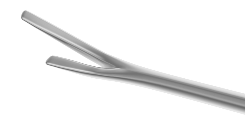 412R 13-185 Tan Marginal DMEK Dissector, Length 132 mm, Round Titanium Handle