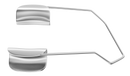 999R 14-0241S Barraquer Eye Speculum, Temporal, Solid Blades, Newborn Size, 5.00 mm Blades, Length 28 mm, Stainless Steel