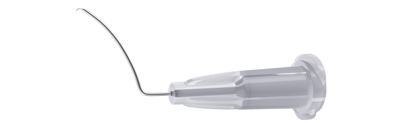 999R 21-R3330 Irrigating Cystotome, Short Curve, 30 Ga x 16 mm, Disposable, 10 per Box