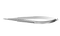 999R 8-045S Barraquer Needle Holder, 8.00 mm Extra Fine Jaws, Curved, without Lock, Medium Size, Length 115 mm, Stainless Steel