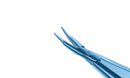 072R 8-051T Barraquer Needle Holder, 8.00 mm Extra Fine Jaws, Curved, without Lock, Long Size, Length 125 mm, Titanium