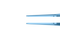 543R 4-2144T Forceps for ICRS Implantation, with 1x1 Teeth, 0.30 mm Groove, Length 85 mm, Flat Handle, Titanium