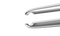 321R 4-0502S Hoskin Type Colibri Forceps, Pierced Tips, Flat Handle, Length 84 mm, Stainless Steel
