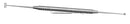 999R 16-111S Schocket Double-Ended Scleral Depressor, with Pocket Clip, Round Handle, Length 143 mm, Stainless Steel