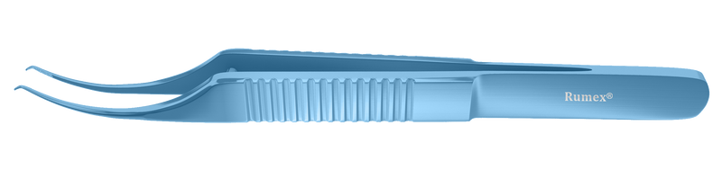 110R 4-053T Colibri-Bonn Corneal Forceps, 0.12 mm, 1x2 Teeth, 5.00 mm Platform, Flat Handle, Length 115 mm, Titanium