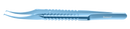 999R 4-054T Colibri Corneal Forceps, 0.12 mm, 1x2 Teeth, 5.00 mm Tying Platform, Round Handle, Length 109 mm, Titanium