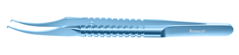 999R 4-0540T Colibri Corneal Forceps, Bonn-Type Tips, 0.12 mm, 1x2 Teeth, 5.00 mm Tying Platform, Round Handle, Length 109 mm, Titanium