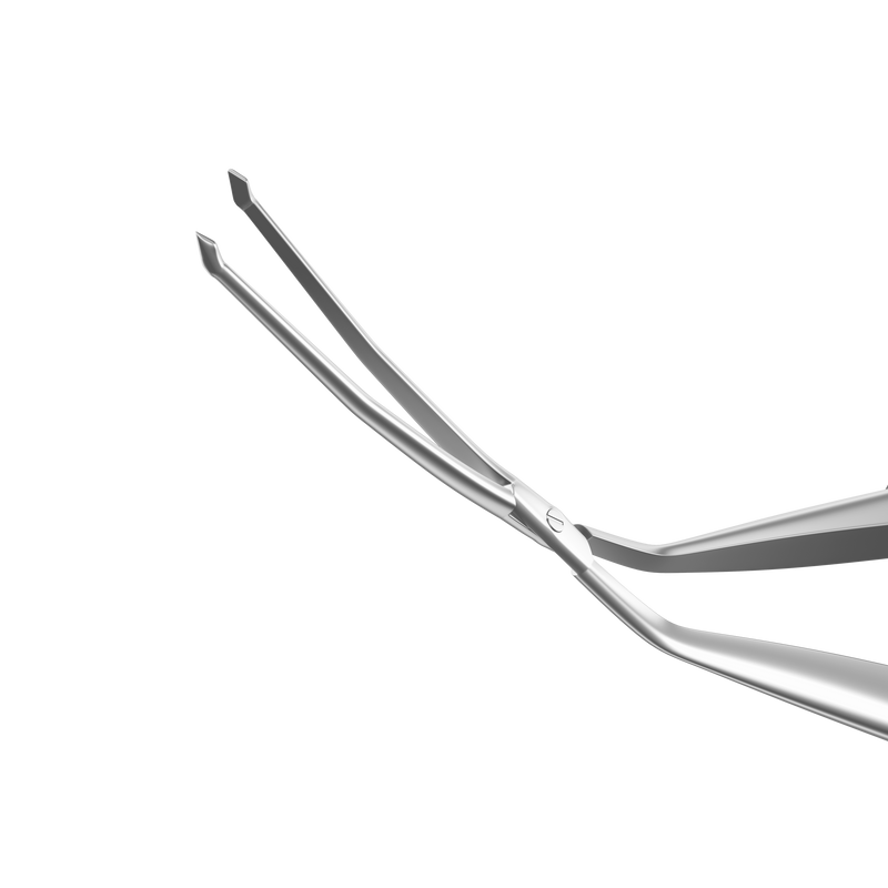 999R 4-251 Cross-Action DMEK Forceps, Length 110 mm, Flat Titanium Handle